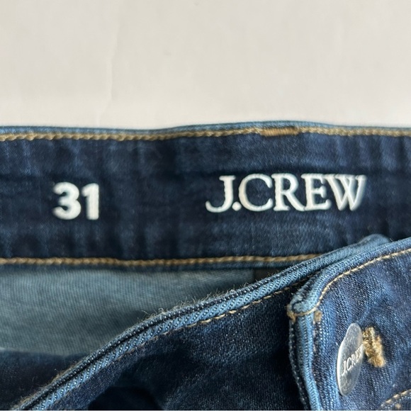 J.Crew Cropped Curvy Kickout Jeans 2003 Womens Size 31 Dark Fall 2024 Raw Hem - Picture 9 of 12